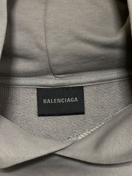 BALENCIAGA（バレンシアガ）BALENCIAGA (バレンシアガ) オーバーサイズパーカー グレー サイズ:XSの古着・服飾アイテム