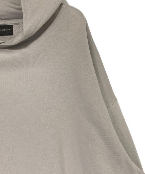 BALENCIAGA（バレンシアガ）BALENCIAGA (バレンシアガ) オーバーサイズパーカー グレー サイズ:XSの古着・服飾アイテム