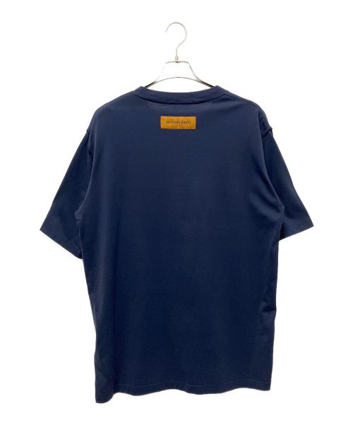 LOUIS VUITTON（ルイ ヴィトン）LOUIS VUITTON (ルイ ヴィトン) LVステッチ エンブロイダリーTシャツ ネイビー サイズ:4Lの古着・服飾アイテム