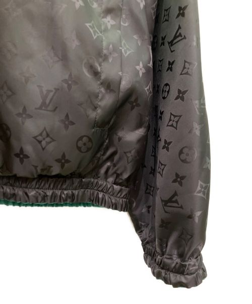 LOUIS VUITTON（ルイ ヴィトン）LOUIS VUITTON (ルイ ヴィトン) リバーシブルナイロンジャケット ブラック×グリーン サイズ:52の古着・服飾アイテム