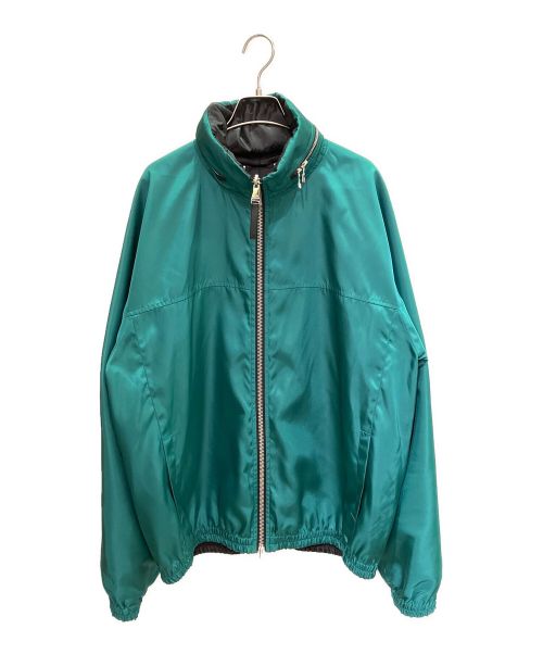 LOUIS VUITTON（ルイ ヴィトン）LOUIS VUITTON (ルイ ヴィトン) リバーシブルナイロンジャケット ブラック×グリーン サイズ:52の古着・服飾アイテム