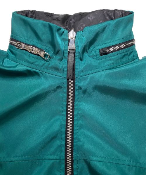 LOUIS VUITTON（ルイ ヴィトン）LOUIS VUITTON (ルイ ヴィトン) リバーシブルナイロンジャケット ブラック×グリーン サイズ:52の古着・服飾アイテム