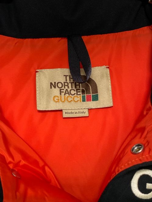 GUCCI（グッチ）GUCCI (グッチ) THE NORTH FACE (ザ ノース フェイス) GGダウンベスト グリーン サイズ:Sの古着・服飾アイテム