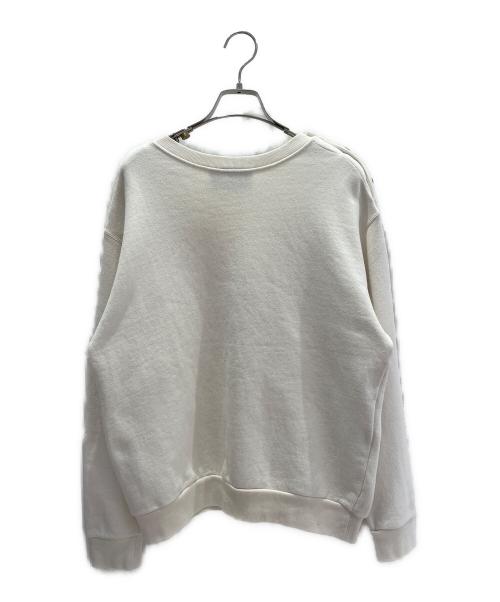 GUCCI（グッチ）GUCCI (グッチ) ショルダーボタンスウェット アイボリー サイズ:Sの古着・服飾アイテム