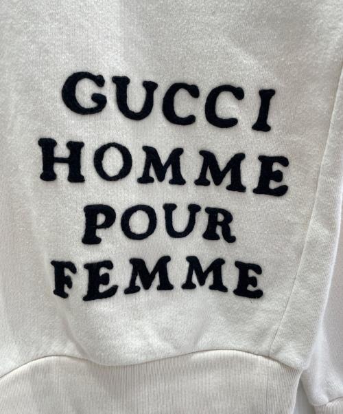 GUCCI（グッチ）GUCCI (グッチ) ショルダーボタンスウェット アイボリー サイズ:Sの古着・服飾アイテム