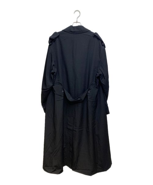 YOHJI YAMAMOTO（ヨウジヤマモト）YOHJI YAMAMOTO (ヨウジヤマモト) ダブルボタンロングコート ブラック サイズ:3の古着・服飾アイテム