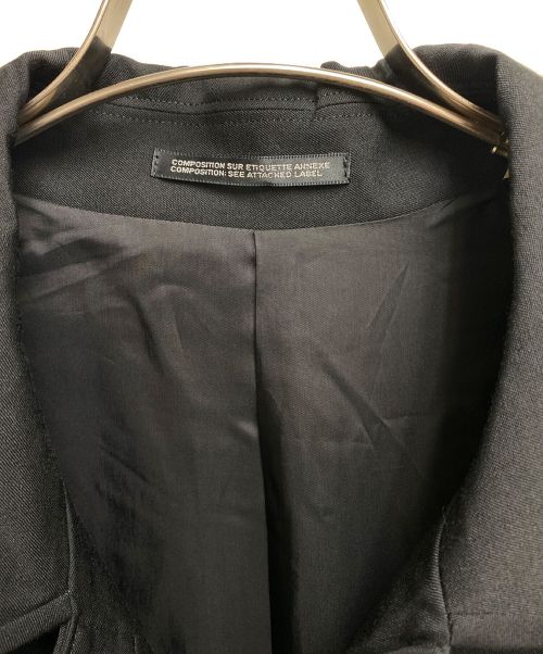 YOHJI YAMAMOTO（ヨウジヤマモト）YOHJI YAMAMOTO (ヨウジヤマモト) ダブルボタンロングコート ブラック サイズ:3の古着・服飾アイテム