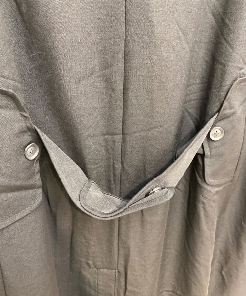 YOHJI YAMAMOTO（ヨウジヤマモト）YOHJI YAMAMOTO (ヨウジヤマモト) ダブルボタンロングコート ブラック サイズ:3の古着・服飾アイテム