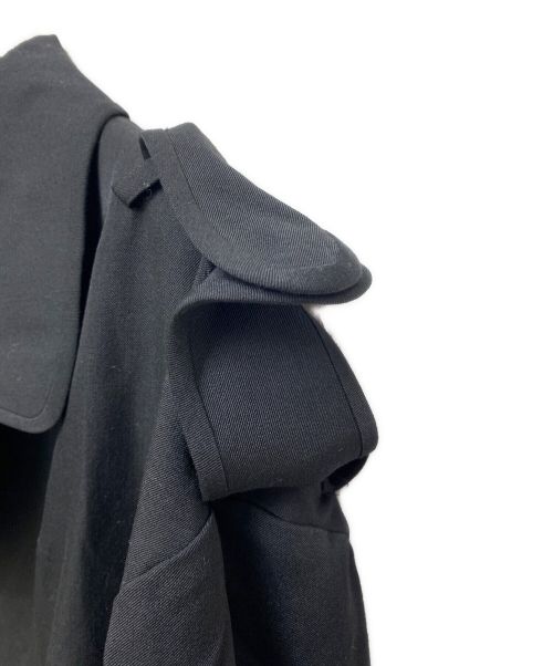 YOHJI YAMAMOTO（ヨウジヤマモト）YOHJI YAMAMOTO (ヨウジヤマモト) ダブルボタンロングコート ブラック サイズ:3の古着・服飾アイテム