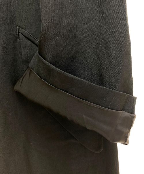 YOHJI YAMAMOTO（ヨウジヤマモト）YOHJI YAMAMOTO (ヨウジヤマモト) ダブルボタンロングコート ブラック サイズ:3の古着・服飾アイテム