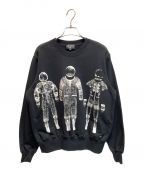 CHANELシャネル）の古着「スペースプリントスウェット」｜ブラック