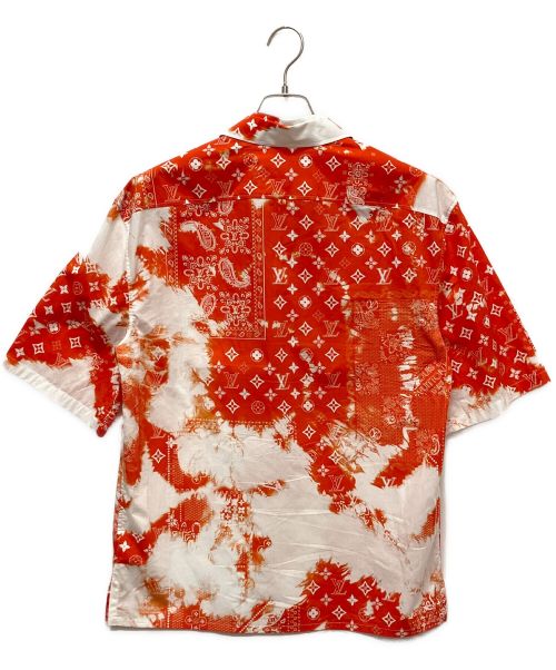 LOUIS VUITTON（ルイ ヴィトン）LOUIS VUITTON (ルイ ヴィトン) ペイズリーモノグラムシャツ オレンジ サイズ:Mの古着・服飾アイテム