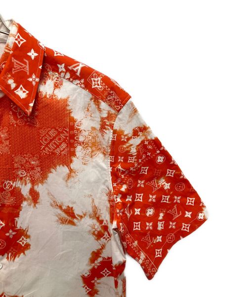 LOUIS VUITTON（ルイ ヴィトン）LOUIS VUITTON (ルイ ヴィトン) ペイズリーモノグラムシャツ オレンジ サイズ:Mの古着・服飾アイテム