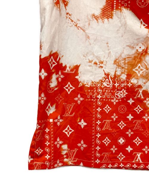 LOUIS VUITTON（ルイ ヴィトン）LOUIS VUITTON (ルイ ヴィトン) ペイズリーモノグラムシャツ オレンジ サイズ:Mの古着・服飾アイテム