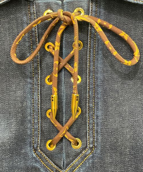 LOUIS VUITTON（ルイ ヴィトン）LOUIS VUITTON (ルイ ヴィトン) 20AW モノグラム デニム ワンピース インディゴ サイズ:38の古着・服飾アイテム