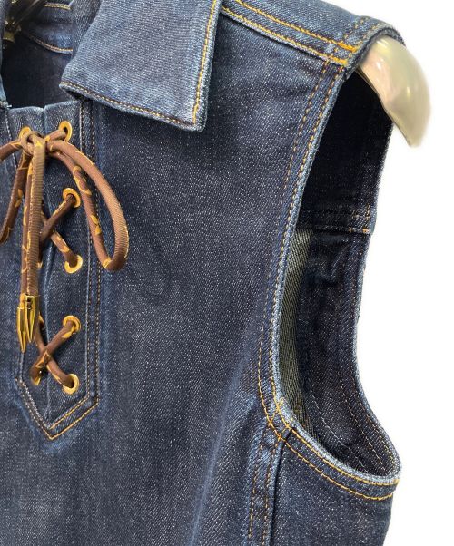 LOUIS VUITTON（ルイ ヴィトン）LOUIS VUITTON (ルイ ヴィトン) 20AW モノグラム デニム ワンピース インディゴ サイズ:38の古着・服飾アイテム