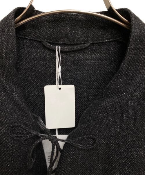 COMOLI（コモリ）COMOLI (コモリ) リネン スタンドカラージャケット グレー サイズ:3の古着・服飾アイテム