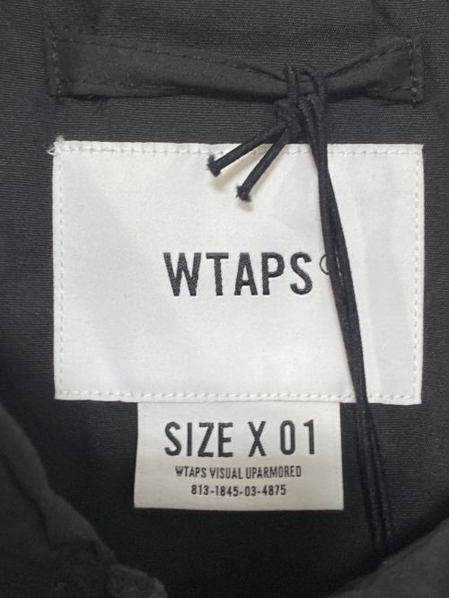 WTAPS（ダブルタップス）WTAPS (ダブルタップス) MC JACKET COPO TAFFETA ブラック サイズ:01の古着・服飾アイテム