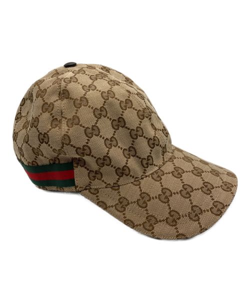GUCCI（グッチ）GUCCI (グッチ) GGキャップ ベージュ サイズ:XLの古着・服飾アイテム