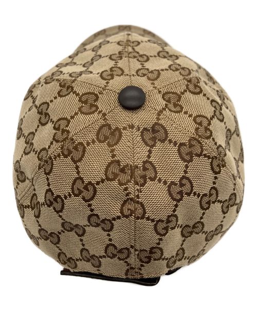GUCCI（グッチ）GUCCI (グッチ) GGキャップ ベージュ サイズ:XLの古着・服飾アイテム