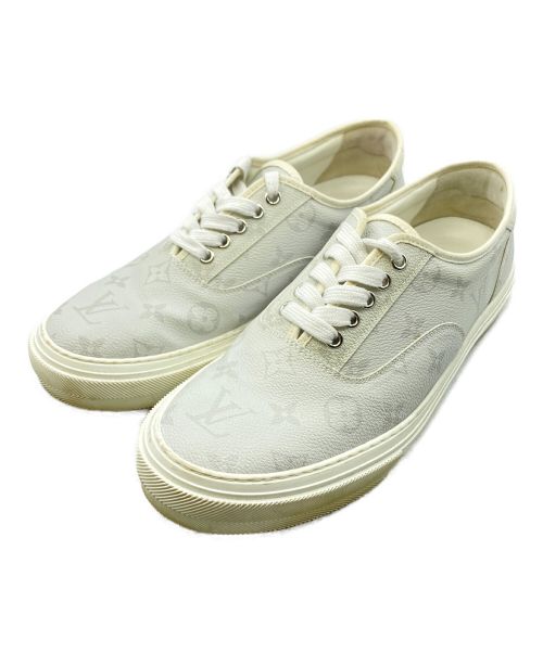 LOUIS VUITTON（ルイ ヴィトン）LOUIS VUITTON (ルイ ヴィトン) モノグラムキャンバススニーカー ライトグレー サイズ:8 1/2の古着・服飾アイテム