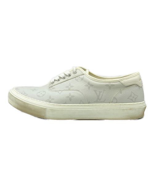 LOUIS VUITTON（ルイ ヴィトン）LOUIS VUITTON (ルイ ヴィトン) モノグラムキャンバススニーカー ライトグレー サイズ:8 1/2の古着・服飾アイテム