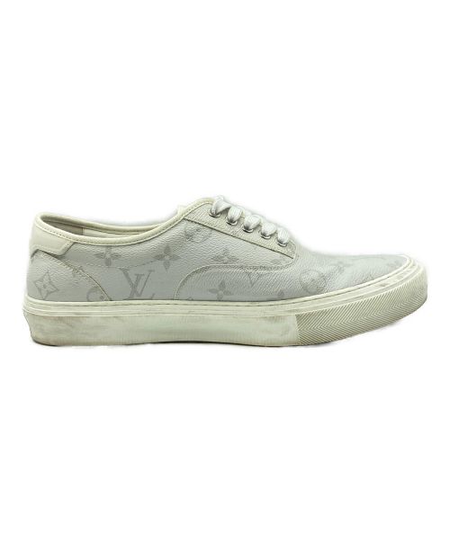 LOUIS VUITTON（ルイ ヴィトン）LOUIS VUITTON (ルイ ヴィトン) モノグラムキャンバススニーカー ライトグレー サイズ:8 1/2の古着・服飾アイテム