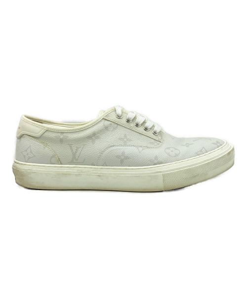LOUIS VUITTON（ルイ ヴィトン）LOUIS VUITTON (ルイ ヴィトン) モノグラムキャンバススニーカー ライトグレー サイズ:8 1/2の古着・服飾アイテム