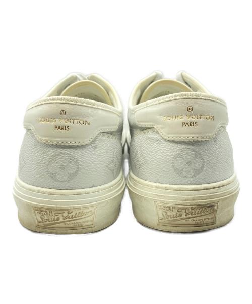 LOUIS VUITTON（ルイ ヴィトン）LOUIS VUITTON (ルイ ヴィトン) モノグラムキャンバススニーカー ライトグレー サイズ:8 1/2の古着・服飾アイテム