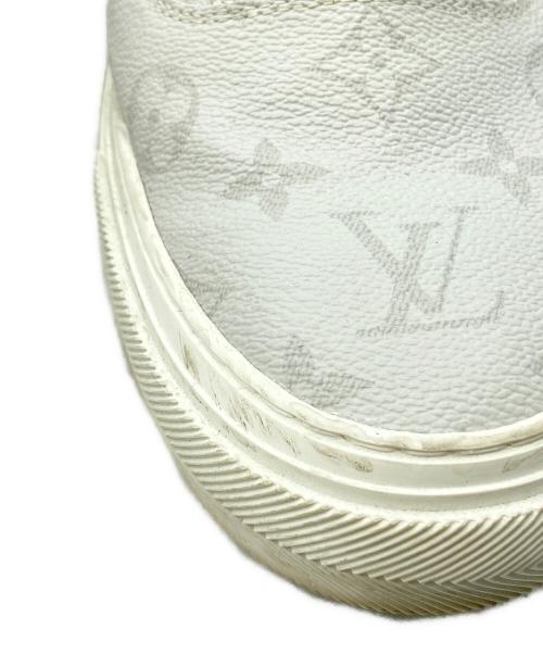 LOUIS VUITTON（ルイ ヴィトン）LOUIS VUITTON (ルイ ヴィトン) モノグラムキャンバススニーカー ライトグレー サイズ:8 1/2の古着・服飾アイテム