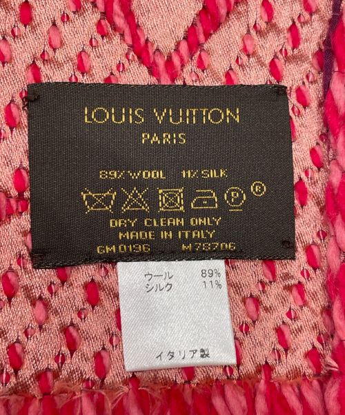 LOUIS VUITTON（ルイ ヴィトン）LOUIS VUITTON (ルイ ヴィトン) エシャルプロゴマニア ピンクの古着・服飾アイテム