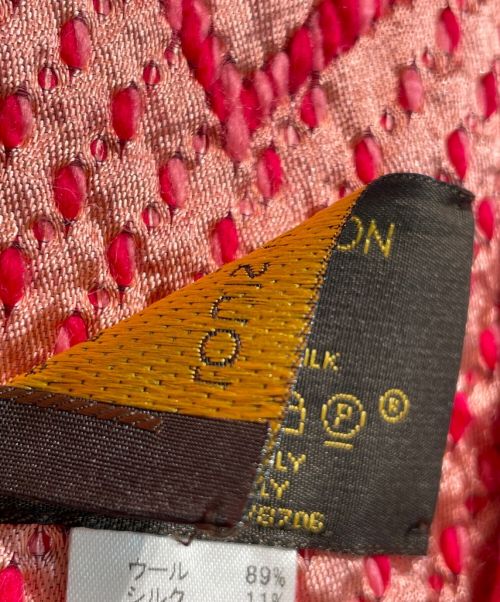 LOUIS VUITTON（ルイ ヴィトン）LOUIS VUITTON (ルイ ヴィトン) エシャルプロゴマニア ピンクの古着・服飾アイテム