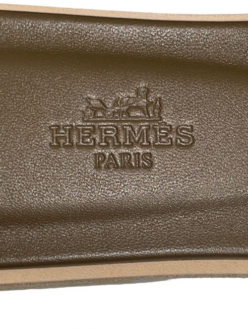 HERMES（エルメス）HERMES (エルメス) オランサンダル エトゥープ サイズ:37 1/2Cの古着・服飾アイテム