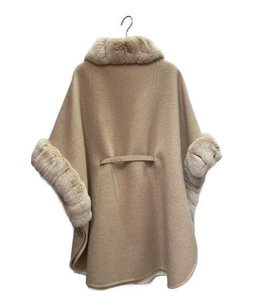 LORO PIANA（ロロピアーナ）LORO PIANA (ロロピアーナ) チンチラファー カシミヤショートコート ベージュ サイズ:FREEの古着・服飾アイテム