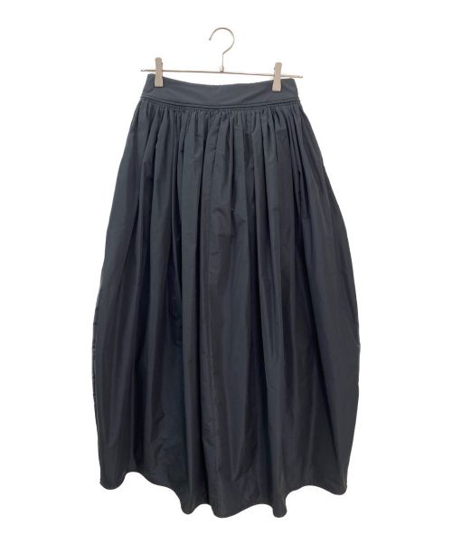 JIL SANDER（ジルサンダー）JIL SANDER (ジルサンダー) ギャザーラップスカート ブラック サイズ:34の古着・服飾アイテム