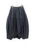 JIL SANDER（ジルサンダー）の古着「ギャザーラップスカート」｜ブラック