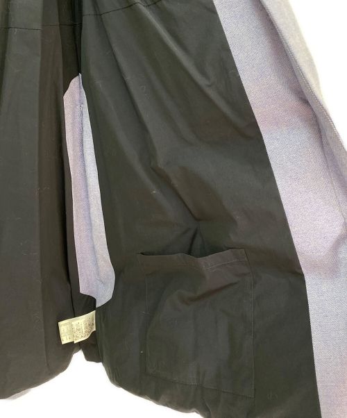 MYLAN（マイラン）MYLAN (マイラン) ダウンポンチョ スカイブルー サイズ:FREEの古着・服飾アイテム
