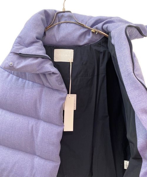 MYLAN（マイラン）MYLAN (マイラン) ダウンポンチョ スカイブルー サイズ:FREEの古着・服飾アイテム