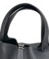 中古・古着 HERMES (エルメス) ピコタンロックMM ブラック/ホワイトステッチ サイズ:MM：650000円
