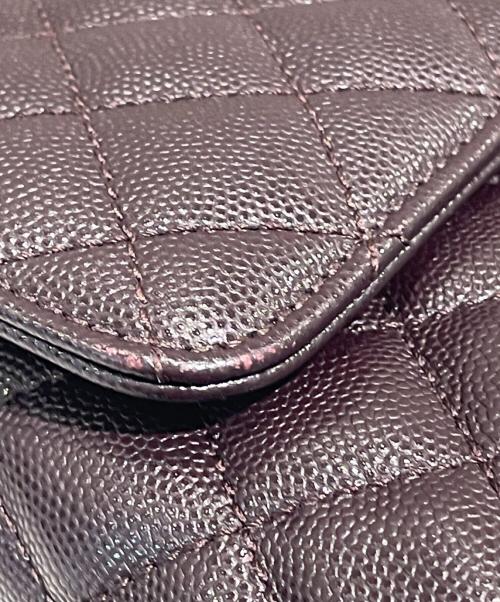 CHANEL（シャネル）CHANEL (シャネル) トップハンドルショルダーバッグ ボルドー サイズ:-の古着・服飾アイテム