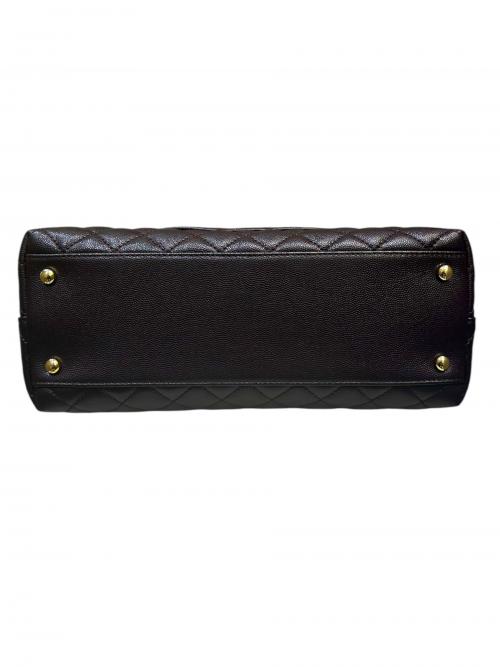 CHANEL（シャネル）CHANEL (シャネル) トップハンドルショルダーバッグ ボルドー サイズ:-の古着・服飾アイテム