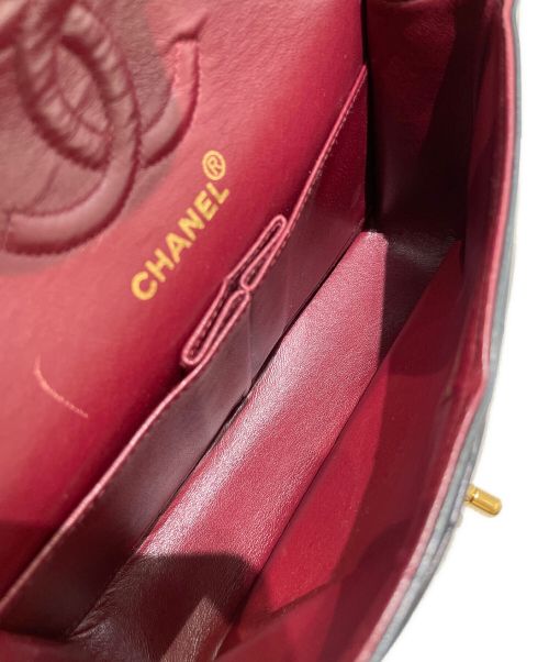 CHANEL（シャネル）CHANEL (シャネル) Wフラップチェーンショルダーバッグ ブラック サイズ:23の古着・服飾アイテム