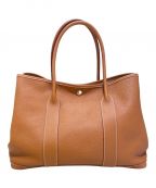 HERMESエルメス）の古着「ガーデンパーティPM」｜ゴールド