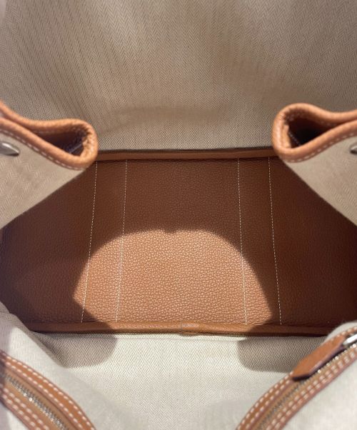 HERMES（エルメス）HERMES (エルメス) ガーデンパーティPM ゴールド サイズ:PMの古着・服飾アイテム