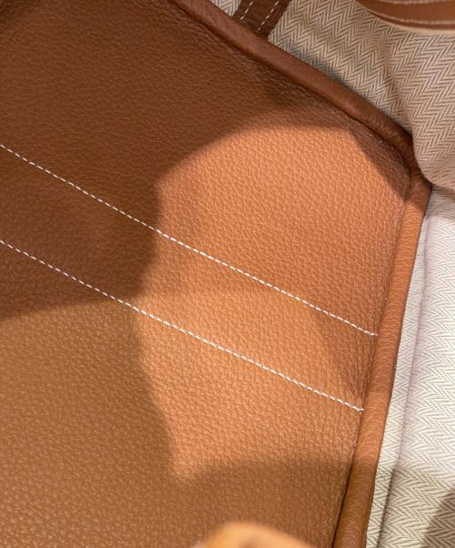 HERMES（エルメス）HERMES (エルメス) ガーデンパーティPM ゴールド サイズ:PMの古着・服飾アイテム