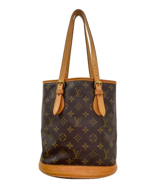 LOUIS VUITTON（ルイ ヴィトン）LOUIS VUITTON (ルイ ヴィトン) プチバケット/トートバッグ ブラウンの古着・服飾アイテム
