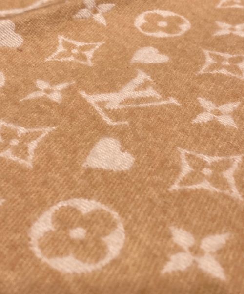 LOUIS VUITTON（ルイ ヴィトン）LOUIS VUITTON (ルイ ヴィトン) エシャルプゲームオン/マフラー ベージュの古着・服飾アイテム