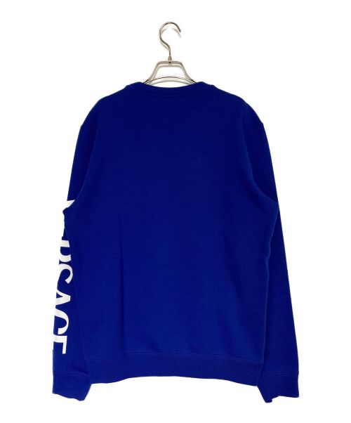 VERSACE（ヴェルサーチ）VERSACE (ヴェルサーチェ) メデューサスウェット ブルー サイズ:XLの古着・服飾アイテム
