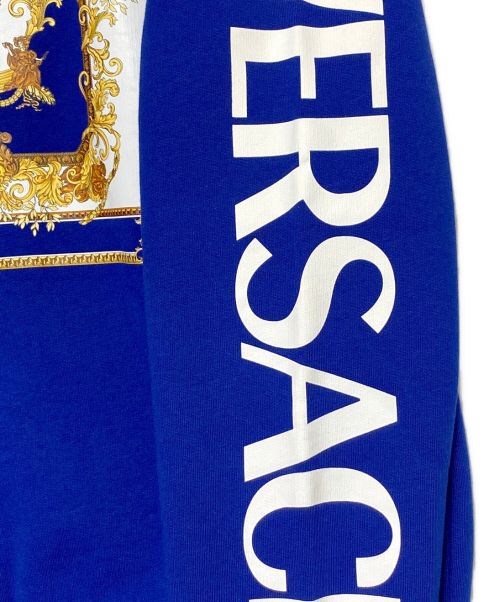 VERSACE（ヴェルサーチ）VERSACE (ヴェルサーチェ) メデューサスウェット ブルー サイズ:XLの古着・服飾アイテム
