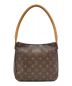 LOUIS VUITTON（ルイ ヴィトン）の古着「ルーピングMM/ハンドバッグ」｜ブラウン